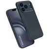 Image de DECODED Coque pour iPhone 17 Pro Max, Cuir ECCO Premium, Compatible avec MagSafe, Magnétique, Protection Caméra, Bouton Camera Control, Anti-Rayures, Bleu