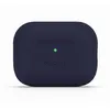 Image de DECODED Étui en Silicone pour AirPods Pro 3, Silicone Soft Touch, Compatible MagSafe, Indicateur de Charge LED, Recharge sans Fil, Résistant aux Rayures, Bleu