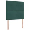 Image de vidaXL Tête de lit LED avec Bandes LED Vert 100 cm Velours, Tête de lit LED Ajustable, déco Chambre Moderne, Ambiance RGB, Design Minimaliste, éclairage Durable