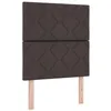 Image de vidaXL Tête de lit avec tête de lit Gris Clair 80 cm Tissu, Hauteur réglable, Accessoire de lit Moderne, tête de lit rembourrée, éclairage Dynamique, déco de Chambre stylée