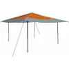 Image de vidaXL Tente à abri Orange 395 x 395 x 251 cm Tissu, Jardin et terrasse, auvent Portable, Pop-up instantané, abri réglable, Protection UV, Tente extérieure