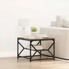 Image de vidaXL Table basse Chêne fumé 51 x 50 x 40 cm