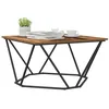 Image de vidaXL Table Basse Bois Ancien 80 x 80 x 45 cm