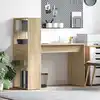 Image de vidaXL Bureau Chêne Sonoma 113 x 54 x 120 cm Bois d'ingénierie