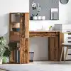 Image de vidaXL Bureau Bois Ancien 113 x 54 x 120 cm Bois d'ingénierie