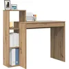 Image de vidaXL Bureau chêne Artisanal 100 x 40 x 90 cm Bois d'ingénierie, Bureau rectangulaire Moderne, Meuble Bureau Efficace, Organisation Simple, Design Robuste, Espace de Travail Compact