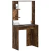 Image de vidaXL Bureau Chêne fumé 78.5 x 37 x 154.5 cm Bois d'ingénierie, Bureau Moderne, rectangulaire en Bois Durable, Grand Rangement, Meuble Pratique pour Travailler à Domicile