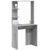 Image de vidaXL Bureau Sonoma Gris 78.5 x 37 x 154.5 cm Bois d'ingénierie, Bureau Moderne, rectangulaire en Bois Durable, Grand Rangement, Meuble Pratique pour Travailler à Domicile