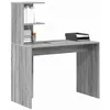 Image de vidaXL Bureau Sonoma Gris 102 x 50 x 124 cm Bois d'ingénierie, Bureau Rectangulaire Moderne, Espace de Travail, Bois Résistant, Fini Lisse, Rangement Pratique, Style Minimaliste