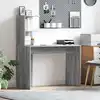 Image de vidaXL Bureau Gris Sonoma 102 x 50 x 124 cm Bois d'ingénierie