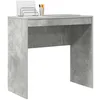 Image de vidaXL Bureau Gris béton 80 x 40 x 76 cm, Bureau Moderne pour Le Salon, Compact, résistant, écriture Minimaliste pour étudiants et Enfants