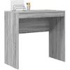 Image de vidaXL Bureau Gris Sonoma 80 x 40 x 76 cm, Bureau Compact, Style Moderne, Espace de Travail Ergonomique, Table d'écriture Pratique, Meuble Durable pour Petits espaces