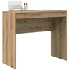 Image de vidaXL Bureau Chêne Artisanal 90 x 40 x 76 cm, Bureau Moderne pour Le Salon, Compact, résistant, écriture Minimaliste pour étudiants et Enfants