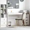 Image de vidaXL Bureau Blanc 100 x 40 x 76 cm