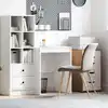 Image de vidaXL Bureau Blanc 60 x 50 x 76 cm