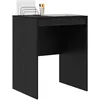 Image de vidaXL Bureau Chêne Noir 60 x 50 x 76 cm, Bureau Moderne pour Le Salon, Compact, résistant, écriture Minimaliste pour étudiants et Enfants