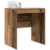 Image de vidaXL Bureau Bois Ancien 70 x 50 x 76 cm, Bureau Moderne pour Le Salon, Compact, résistant, écriture Minimaliste pour étudiants et Enfants
