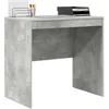 Image de vidaXL Bureau Gris béton 80 x 50 x 76 cm, Bureau Moderne pour Le Salon, Compact, résistant, écriture Minimaliste pour étudiants et Enfants