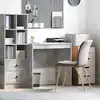 Image de vidaXL Bureau Gris béton 80 x 50 x 76 cm