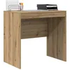 Image de vidaXL Bureau Chêne Artisanal 80 x 50 x 76 cm, Bureau Moderne pour Le Salon, Compact, résistant, écriture Minimaliste pour étudiants et Enfants