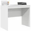 Image de vidaXL Bureau Blanc 90 x 50 x 76 cm, Bureau Moderne pour Le Salon, Compact, résistant, écriture Minimaliste pour étudiants et Enfants