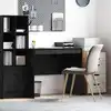 Image de vidaXL Bureau Chêne noir 90 x 50 x 76 cm