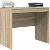 Image de vidaXL Bureau Chêne Sonoma 90 x 50 x 76 cm, Bureau Moderne pour Le Salon, Compact, résistant, écriture Minimaliste pour étudiants et Enfants