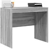 Image de vidaXL Bureau Gris Sonoma 90 x 50 x 76 cm, Bureau Moderne pour Le Salon, Compact, résistant, écriture Minimaliste pour étudiants et Enfants