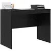 Image de vidaXL Bureau Chêne Noir 100 x 50 x 76 cm, Bureau Moderne pour Le Salon, Compact, résistant, écriture Minimaliste pour étudiants et Enfants