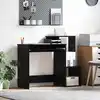 Image de vidaXL Bureau Chêne noir 106 x 41 x 88.5 cm Bois d'ingénierie