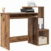 Image de vidaXL Bureau Bois Ancien 106 x 40 x 88.5 cm Bois d'ingénierie, Bureau rectangulaire Moderne, Ergonomique pour écrire à la Maison, Gain de Place, avec Rangement pour ordi