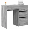 Image de vidaXL Bureau Gris Sonoma Bois d'ingénierie 90 x 37,5 x 75 cm