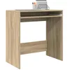 Image de vidaXL Bureau Chêne Sonoma 77,5 x 43 x 79 cm Bois d'ingénierie, Bureau Moderne pour Bureau à Domicile, Meuble de Travail Pratique, pour étudier et s'organiser efficacement