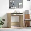 Image de vidaXL Bureau Chêne Sonoma 77,5 x 43 x 79 cm Bois d'ingénierie