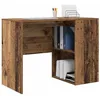Image de vidaXL Bureau Bois Ancien 102 x 50 x 75 cm Bois d'ingénierie, Bureau Moderne rectangulaire, Pratique pour écrire avec rangements, Style Bois, Design Contemporain