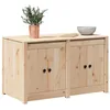 Image de vidaXL Armoire de Cuisine Marron 106 x 55 x 64 cm Bois de pin Massif, Armoire de Cuisine rectangulaire Moderne, en pin résistant, Solution Gain de Place pour Votre ameublement.