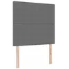 Image de vidaXL Tête de lit Gris Clair 100 cm Tissu en Velours côtelé, Tête de lit Tendance, Design Moderne rembourré, Mousse réglable, Tissu en Velours côtelé, Soutien pour Le lit