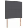 Image de vidaXL Tête de lit Gris foncé 100 cm Tissu en Velours côtelé, Tête de lit Tendance, Design Moderne rembourré, Mousse réglable, Tissu en Velours côtelé, Soutien pour Le lit