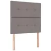 Image de vidaXL Tête de lit réglable en Hauteur Taupe 100 cm Tissu, Têtière rectangulaire Moderne, Design de Chambre Chic, Accessoire Confortable à Plusieurs Niveaux