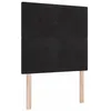 Image de vidaXL Tête de lit Noir 100 cm Velours, Décor Moderne Chambre, tête de lit en Velours stylée, Design Minimaliste, Panneau rembourré résistant