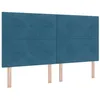 Image de vidaXL Tête de lit Bleu foncé 180 cm Velours, Décor Moderne Chambre, tête de lit en Velours stylée, Design Minimaliste, Panneau rembourré résistant
