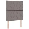 Image de vidaXL Tête de lit Taupe 80 cm Tissu, Tête de lit rectangulaire Moderne, Tissu Chic pour Confort stylé, Meuble Durable pour Votre Chambre