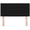 Image de vidaXL Tête de lit LED avec Bandes LED Noir 80 cm Tissu, Décor de Chambre Moderne, Dossier réglable, Repose-tête Lumineux RGB, suréleveur de lit en Polyester