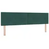 Image de vidaXL Tête de lit LED avec Bandes LED Vert 180 cm Velours, Tête de lit LED Ajustable, déco Chambre Moderne, Ambiance RGB, Design Minimaliste, éclairage Durable