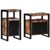Image de vidaXL Ensemble de mobilier de Salle de Bain avec Stockage 2 pcs, Cabinet de Salle de Bain élégant, Rangement rectangulaire, Meuble Polyvalent pour Gagner de l'espace avec Style