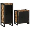 Image de vidaXL Ensemble de mobilier de Salle de Bain 2 pcs Bois Massif recyclé, Rangement Moderne pour Salle de Bain, Meuble sous évier Pratique, déco Minimaliste, Essentiel d'organisation