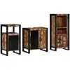 Image de vidaXL Ensemble de mobilier de salle de bain 3 pcs Bois Recyclé Solide