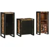 Image de vidaXL Ensemble de mobilier de salle de bain 3 pcs Bois Recyclé Solide