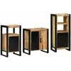 Image de vidaXL Ensemble de mobilier de salle de bain avec tiroir 3 pcs