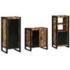 Image de vidaXL Ensemble de mobilier de Salle de Bain 3 pcs Bois Recyclé Solide, Ensemble de Salle de Bain Moderne, Meubles Rectangulaires, Rangement Pratique, Gain de Place pour Organisation Contemporaine